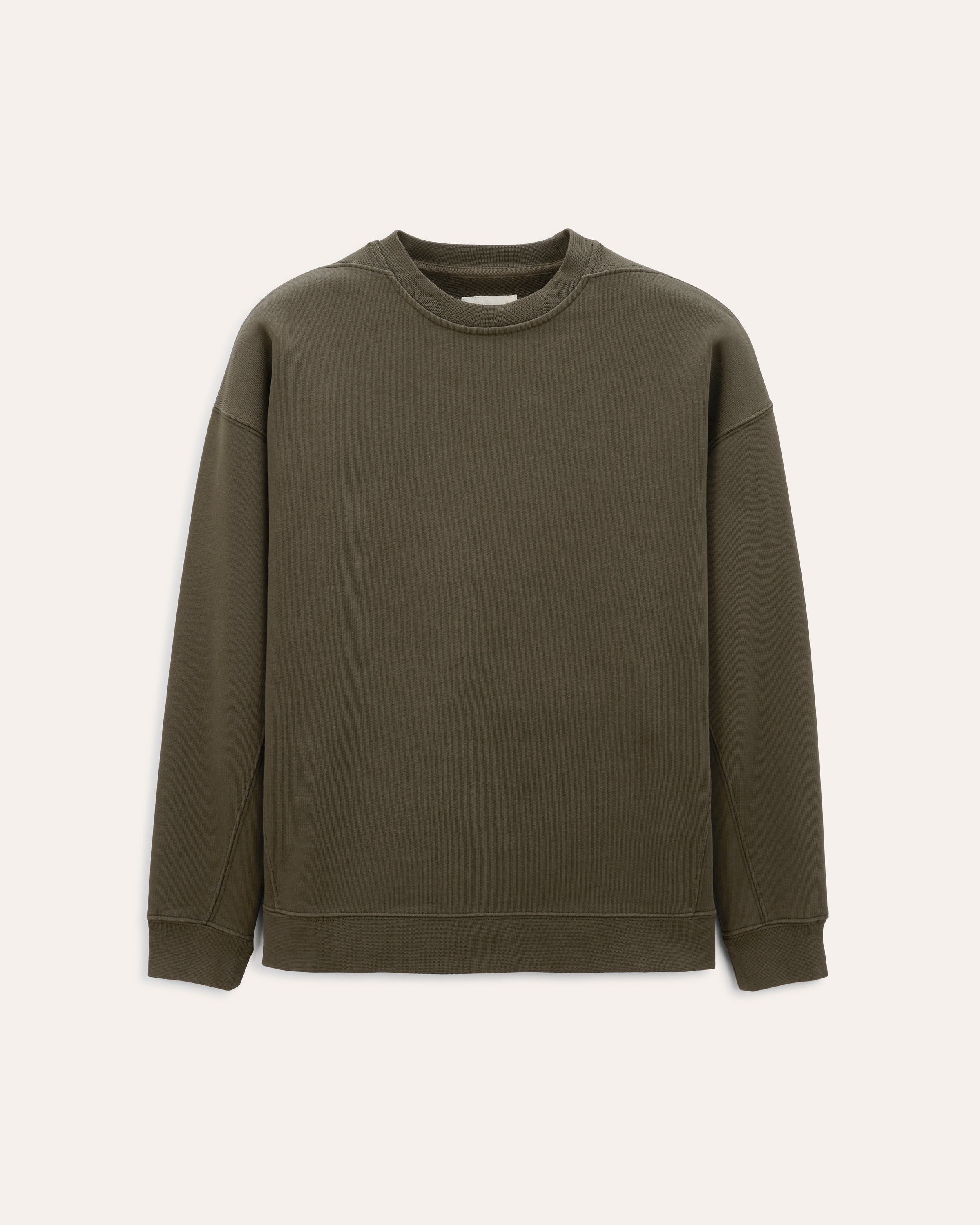 Newport Khaki, sweatshirt en coton biologique NOYOCO